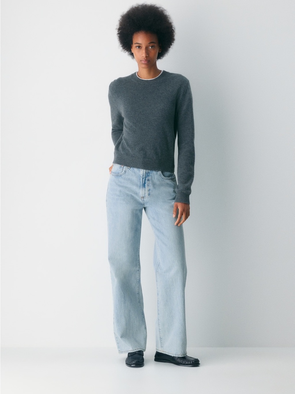 Aritzia Denim Forum The Farrah Hi-Rise Wide Jean